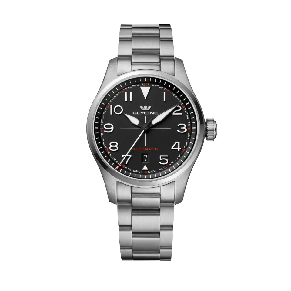 Glycine Airpilot GL0508 Automatik Armbanduhr 41 mm 100 m