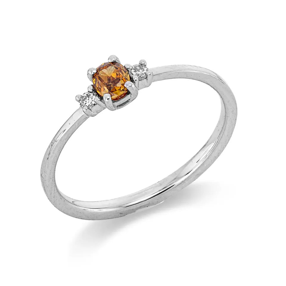 Hans Lorenz Farbiger Diamant Ring