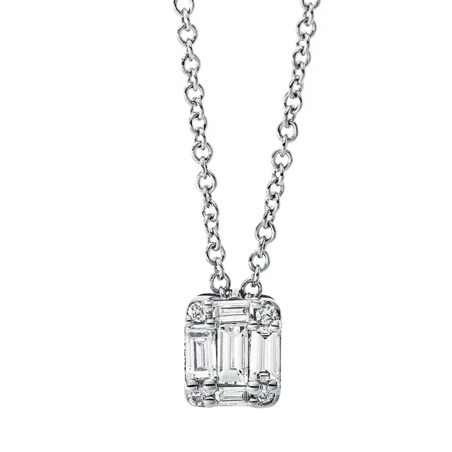 Hans Lorenz Baguette Illusion Collier