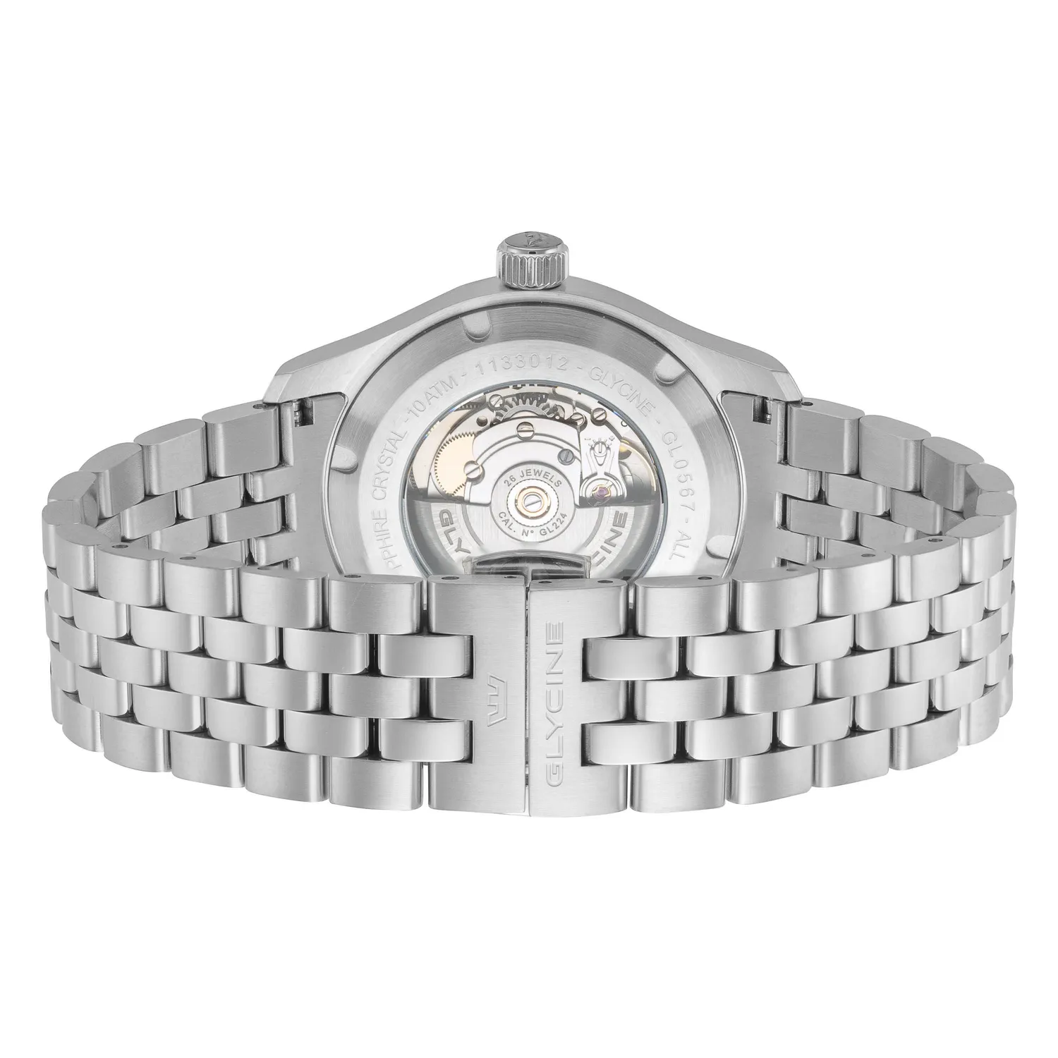 Glycine Combat Field GL0572 Herrenuhr 40mm schwarz Automatik