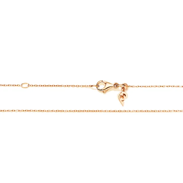 Hans Lorenz Collierkette Anker rund diamantiert