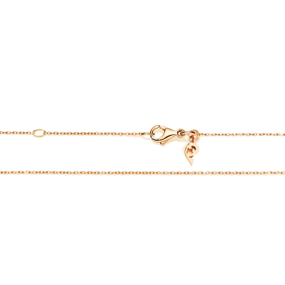 Hans Lorenz Collierkette Anker rund diamantiert