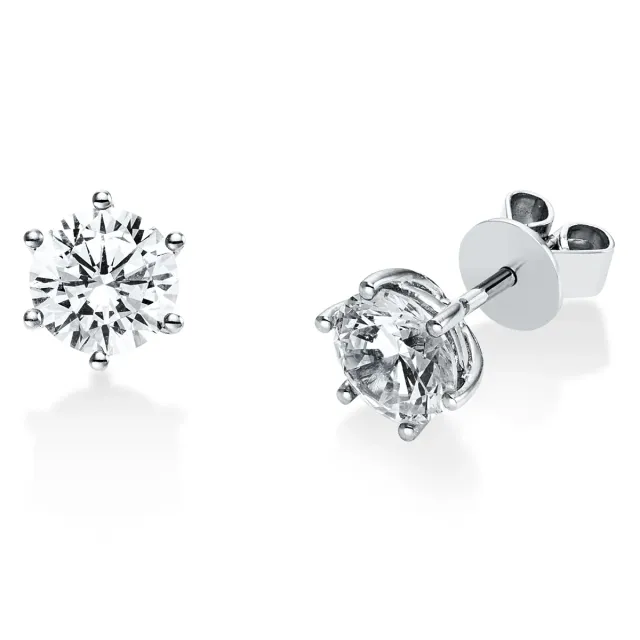 Hans Lorenz Solitaire Ohrstecker