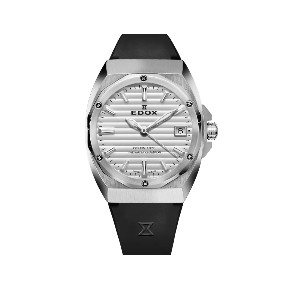 Edox Delfin 1973 Date Uhr