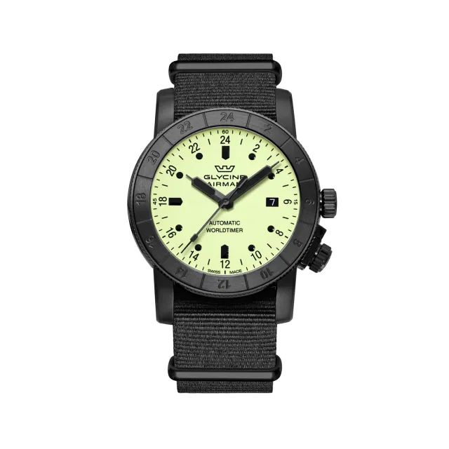 Glycine Airman GL0142 Automatikuhr 42mm grün 100m