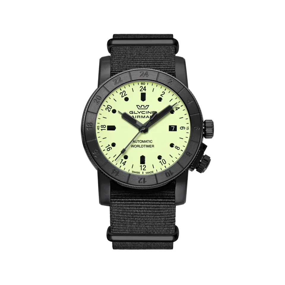 Glycine Airman GL0142 Automatikuhr 42mm grün 100m
