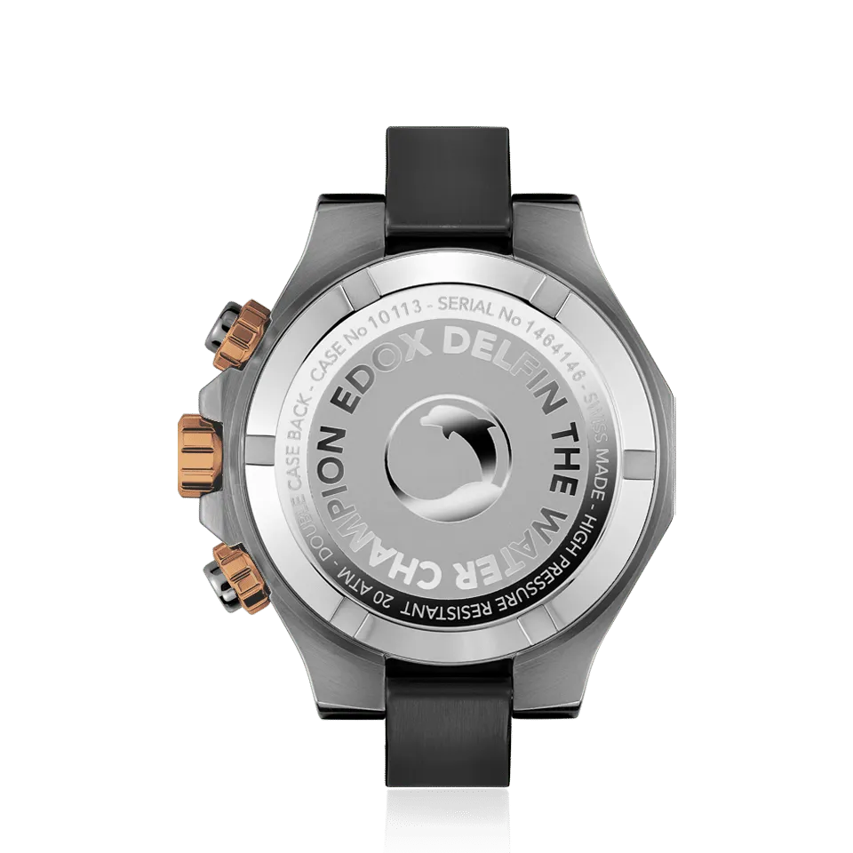 Edox Delfin Chronograph Uhr Stoppfunktion