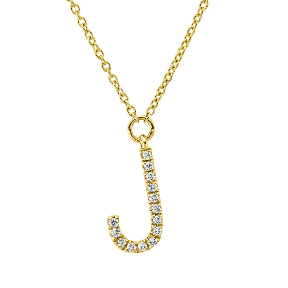 Hans Lorenz Buchstabe Collier Kette