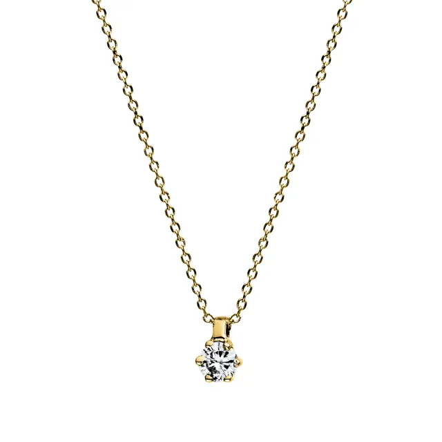 Hans Lorenz Uhrmachermeister und Juwelier Collier Solitaire Halskette