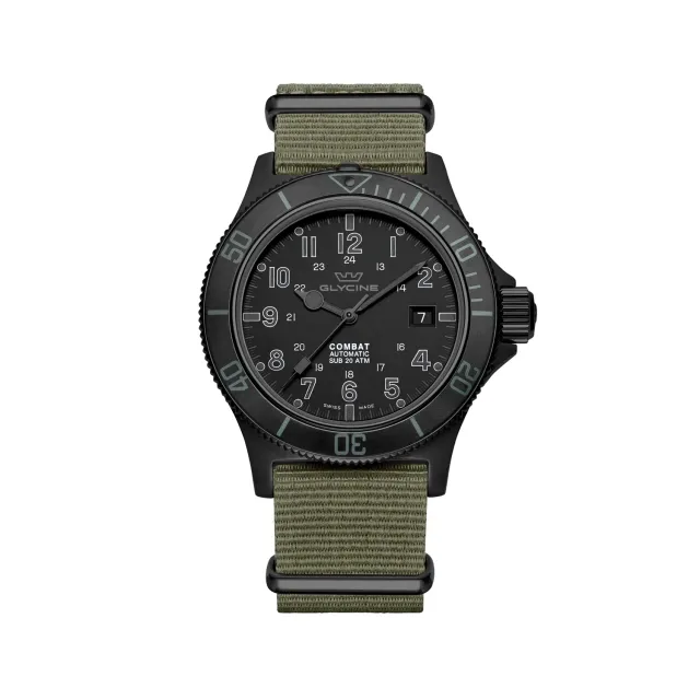 Glycine Combat Sub GL0084 Automatikuhr schwarz 42 mm