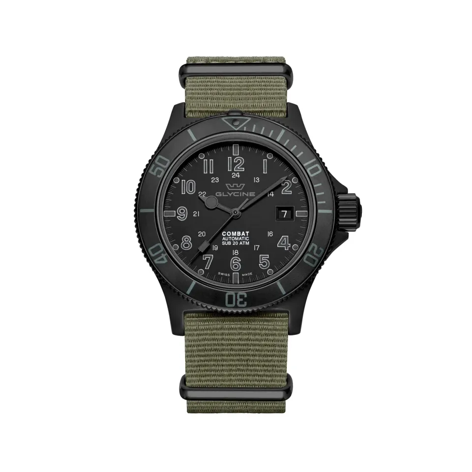 Glycine Combat Sub GL0084 Automatikuhr schwarz 42 mm