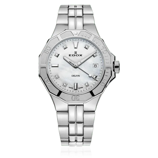 Edox Delfin The Original Diver Date Lady Uhr