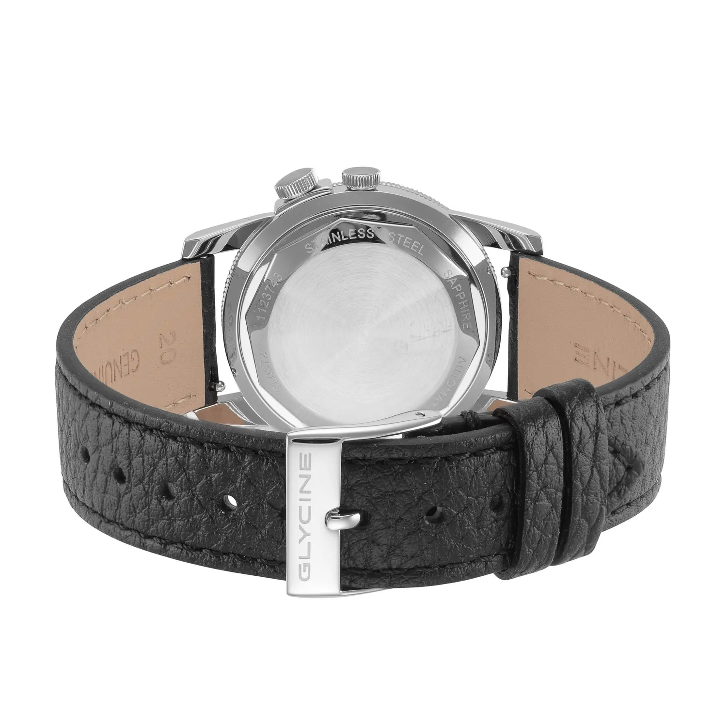 Glycine Airman No. 1 GMT GL0372 Armbanduhr silber 36mm Automatik