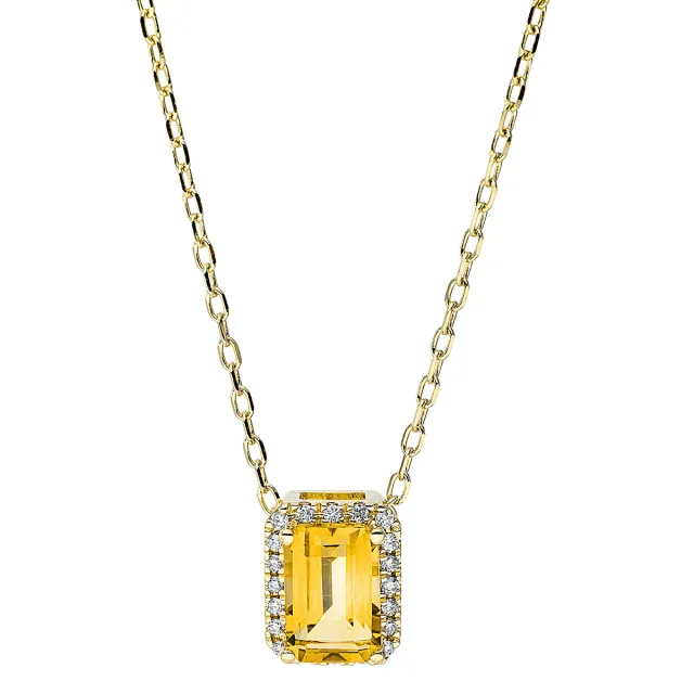 Hans Lorenz Farbstein Fashion Collier Gelbgold 008