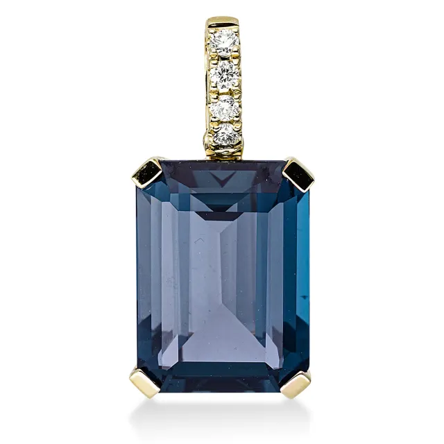 Hans Lorenz Uhrmachermeister und Juwelier Farbstein Fashion Anhänger