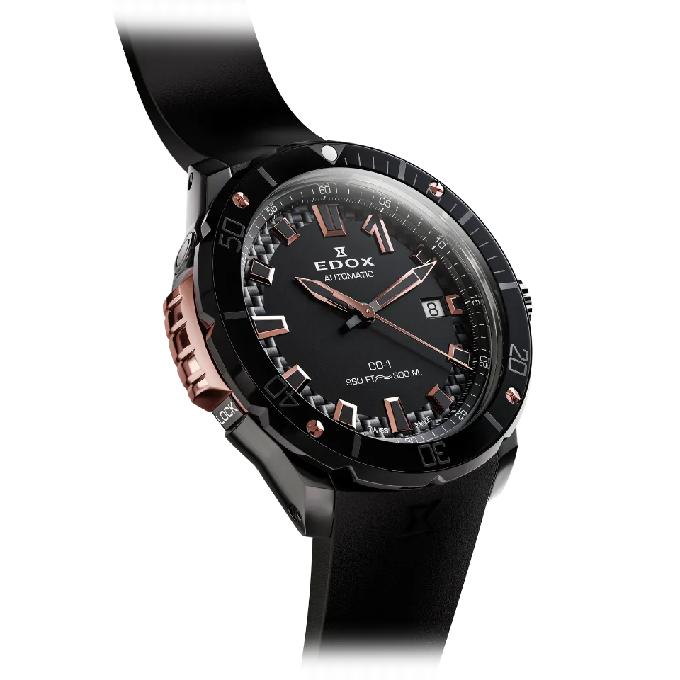 Edox Delfin The Original Date Automatic Armbanduhr