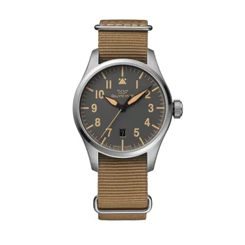 Glycine Airpilot GL0515 Herrenuhr 41mm grau Quarz