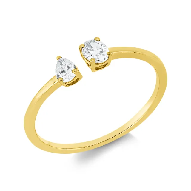 Hans Lorenz Modern Woman Ring Größe 54 015