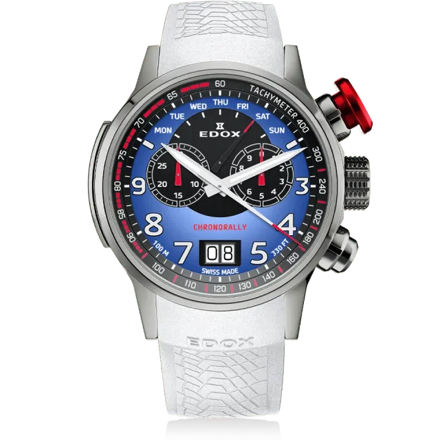 Edox Chronorally Limited Edition Armbanduhr limitiert