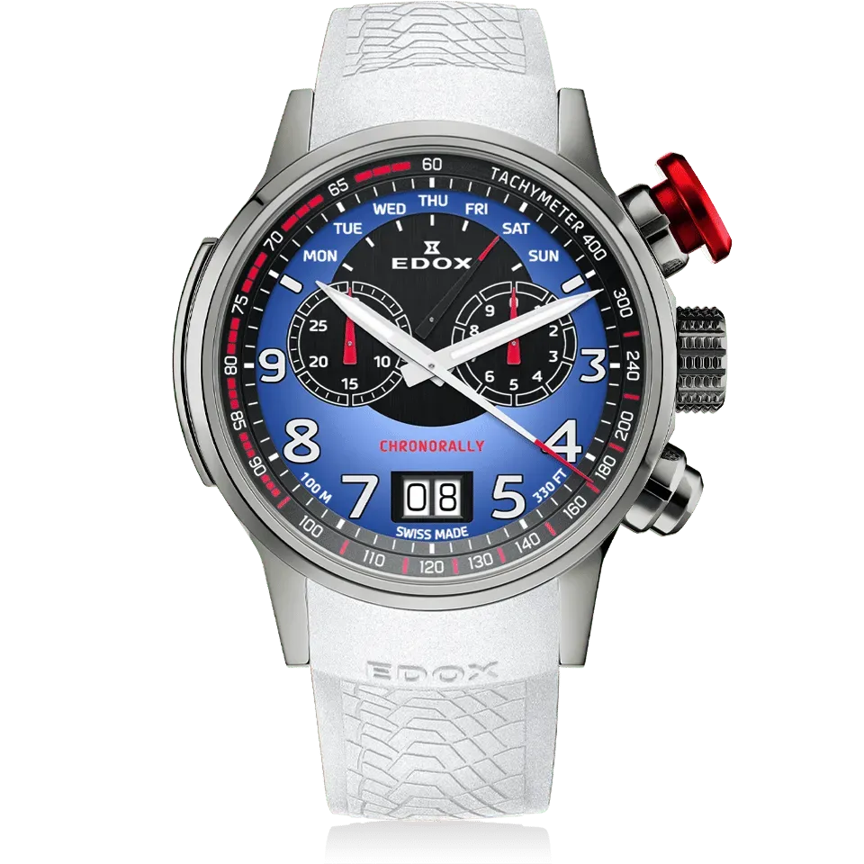Edox Chronorally Limited Edition Armbanduhr limitiert