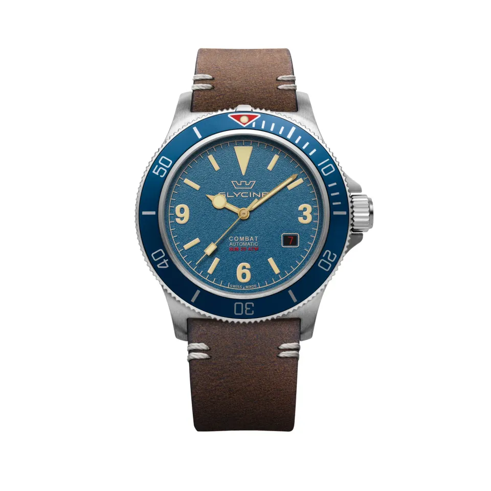 Glycine Combat Sub Vintage GL0417 Taucheruhr 42 mm Automatik