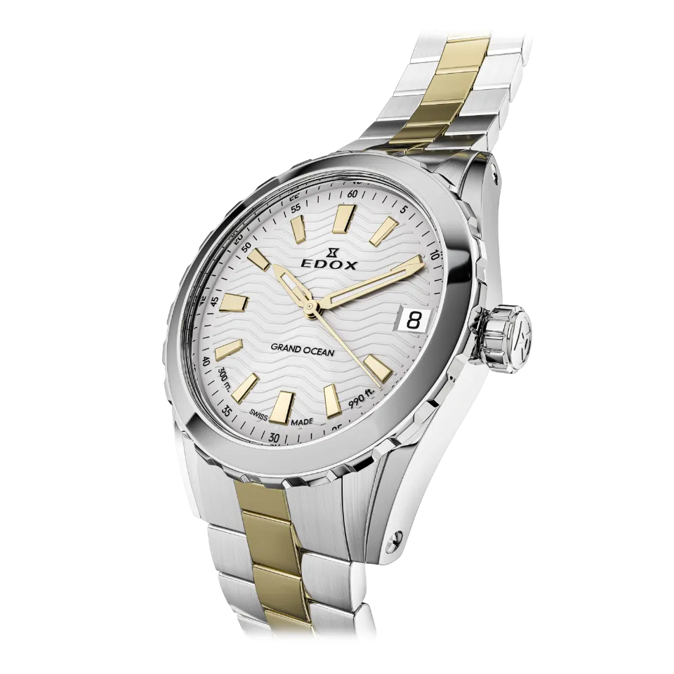 Edox Delfin The Original Date Ladies Armbanduhr
