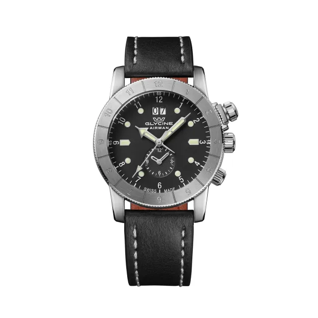 Glycine Airman GMT Dual Time 42 GL0150 Herrenuhr Quarz