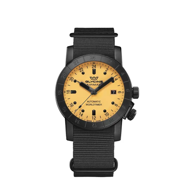 Glycine Airman Contemporary GL0463 Fliegeruhr 42mm orange