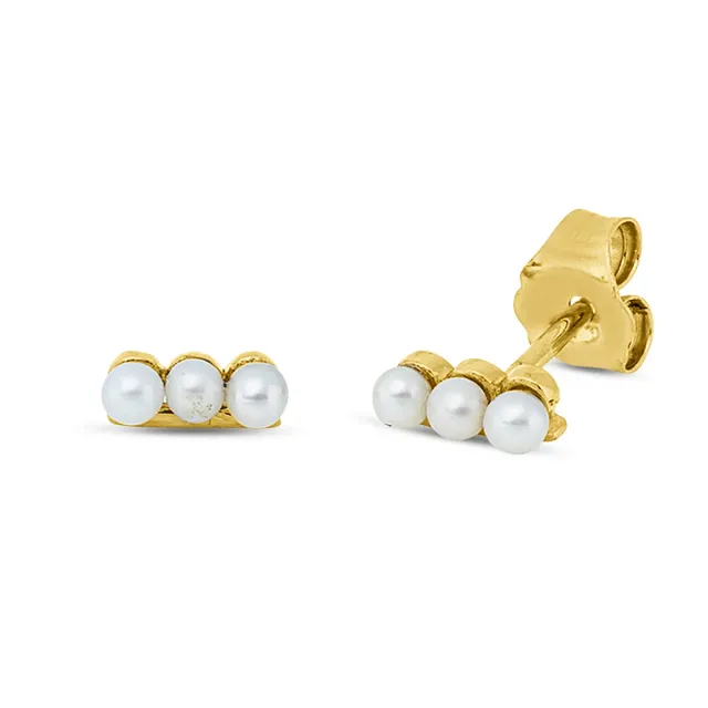 Hans Lorenz Uhrmachermeister und Juwelier Ohrstecker Perle
