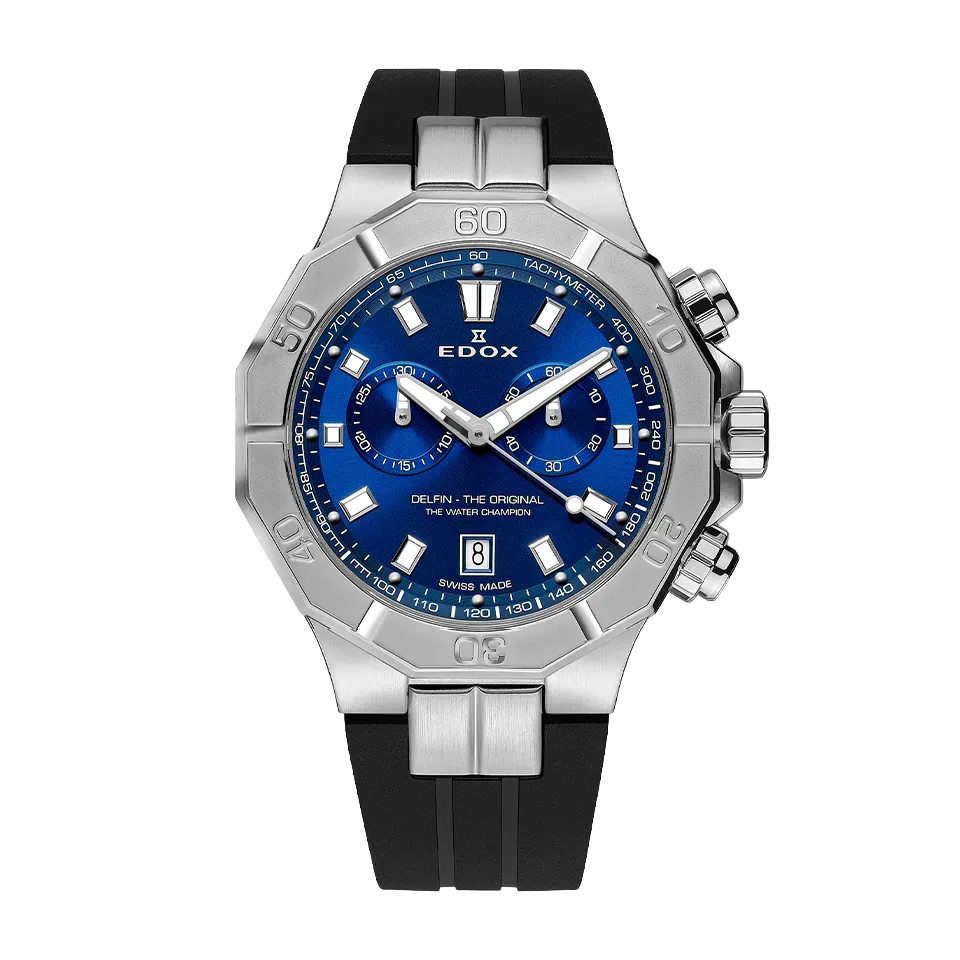 Edox Delfin Chronograph Armbanduhr