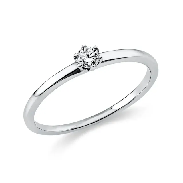 Hans Lorenz Solitaire Ring 0,10 ct