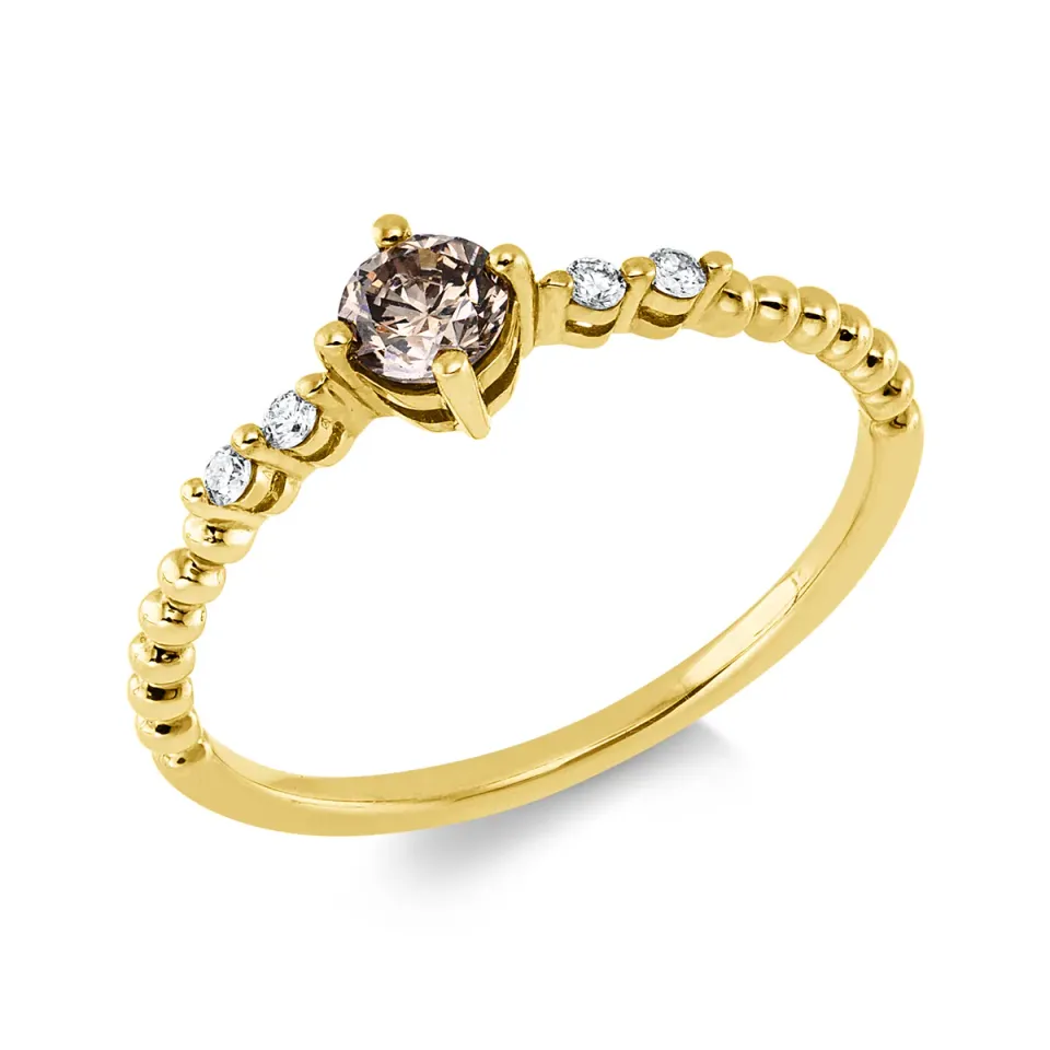 Hans Lorenz Farbiger Diamant Ring