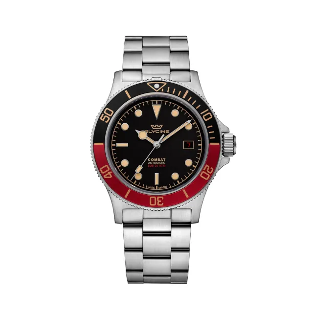 Glycine Combat Sub Sport GL0387 Automatik Taucheruhr 42mm
