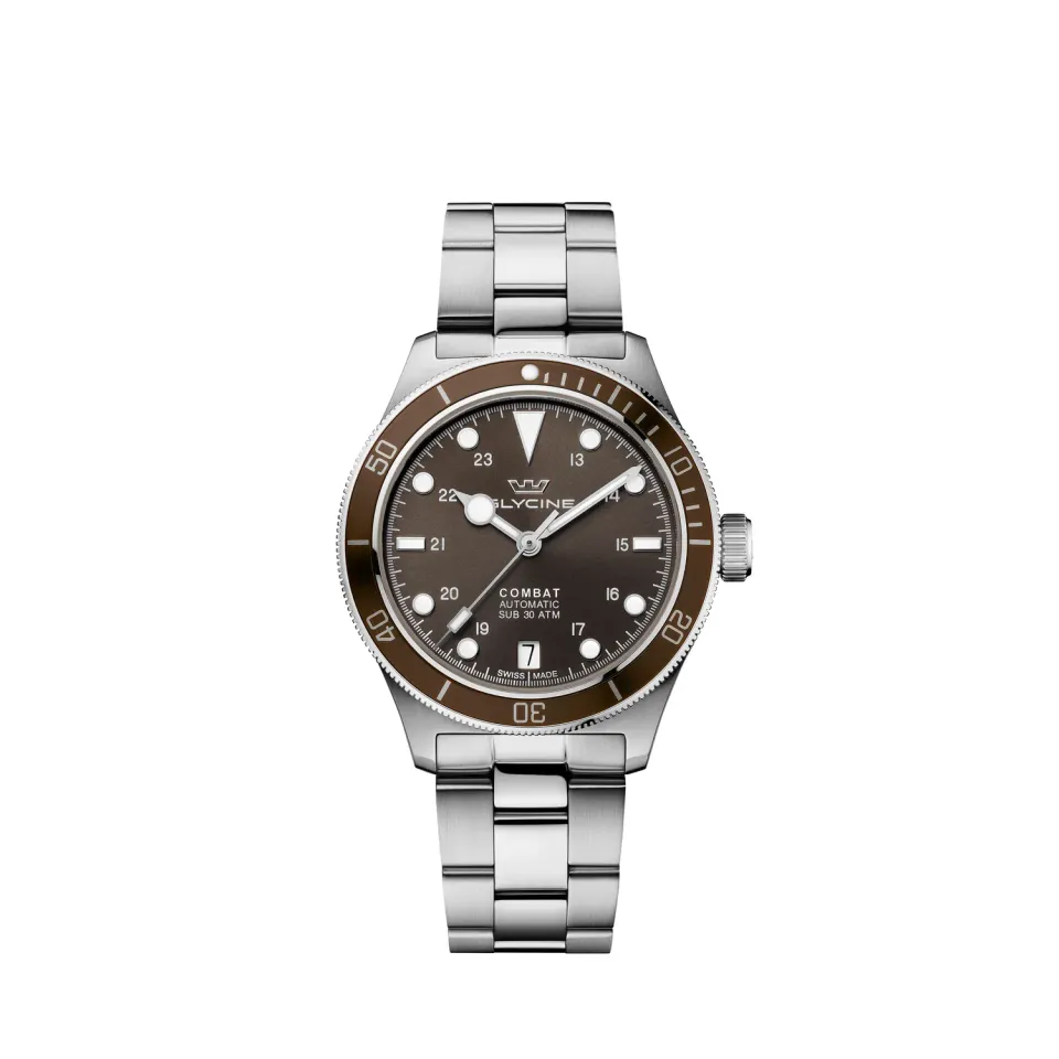 Glycine Combat Sub GL0338 Automatikuhr 36mm braun