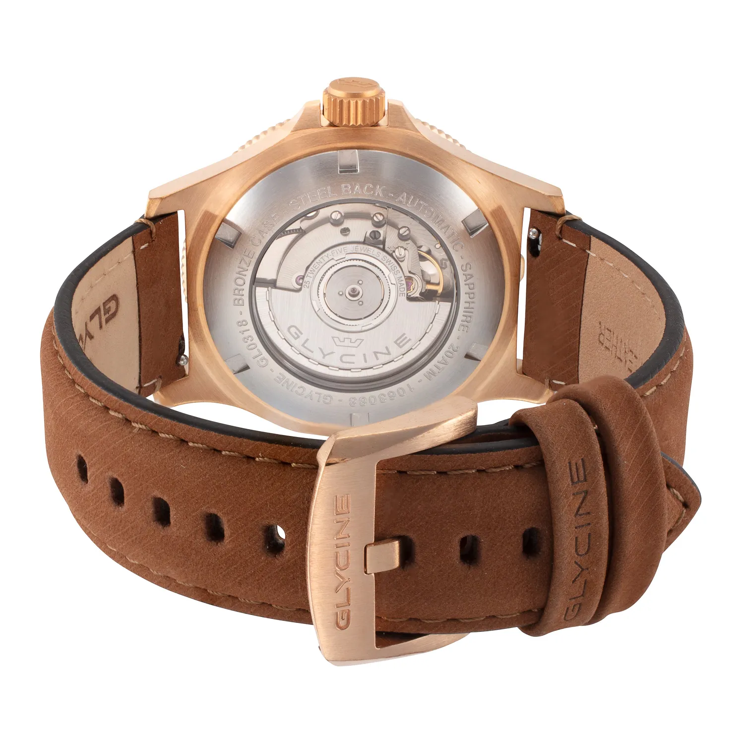 Glycine Combat Sub Sport GL0318 GMT 42mm Bronze Automatik