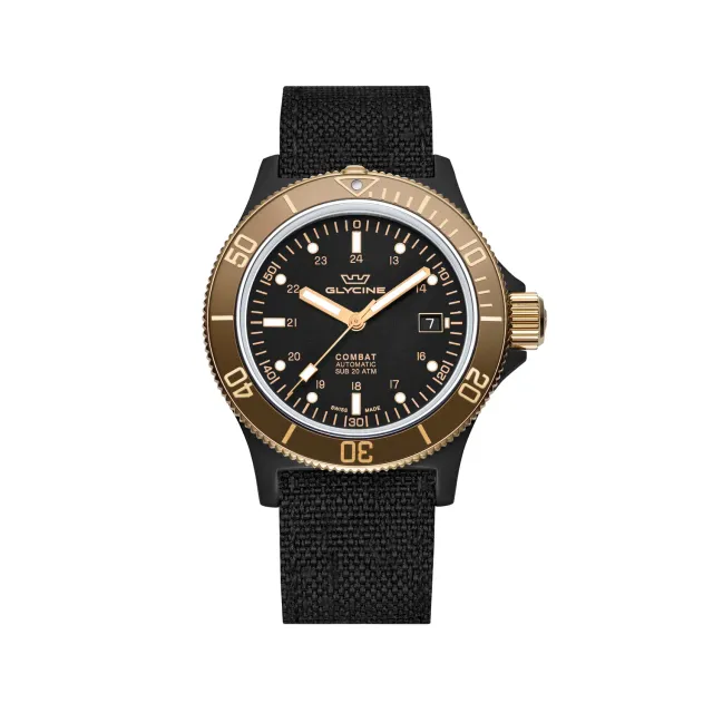 Glycine Combat Sub GL0093 Automatikuhr Textil 42mm