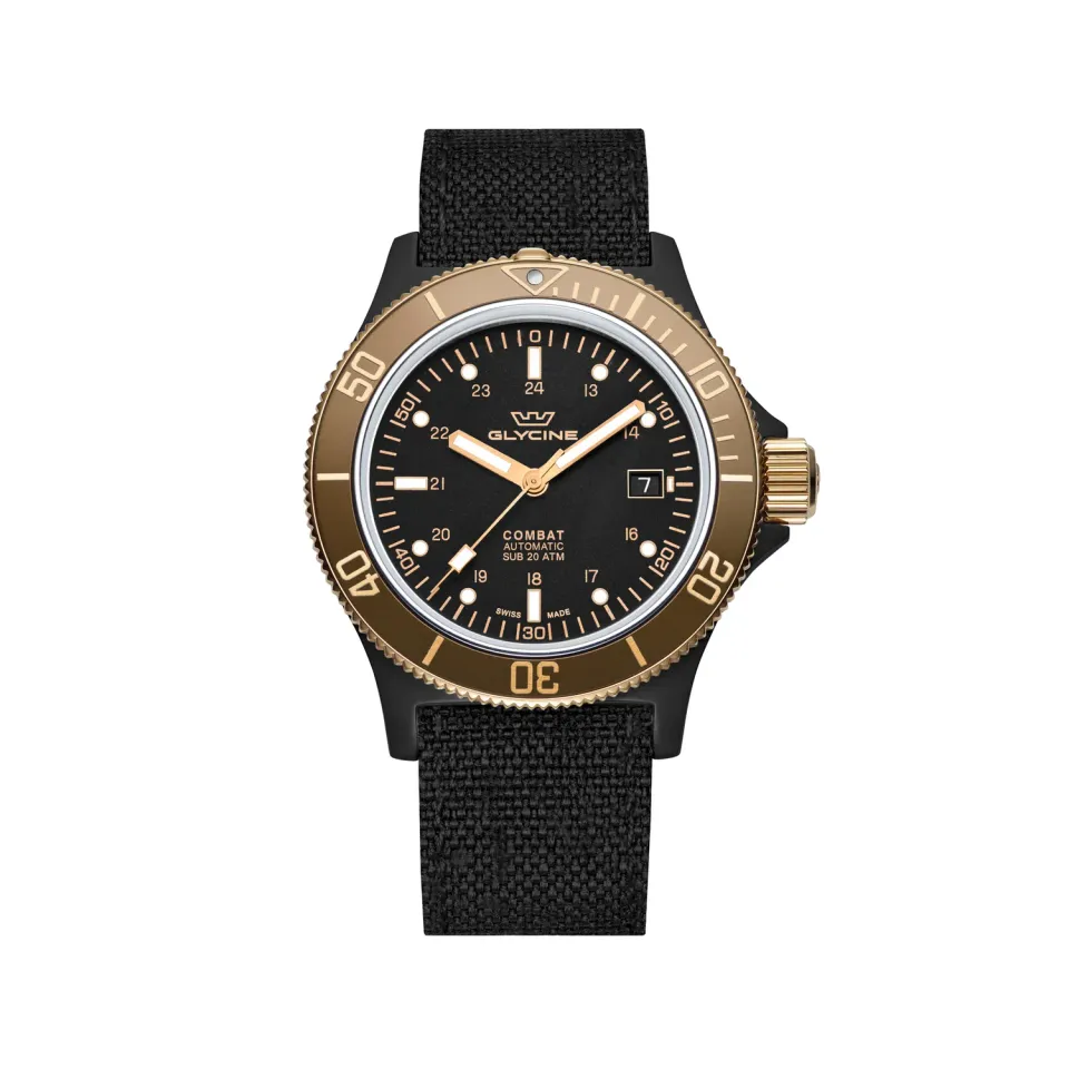 Glycine Combat Sub GL0093 Automatikuhr Textil 42mm