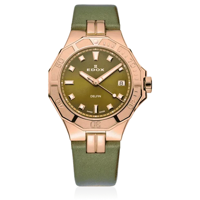 Edox Delfin Diver Date Lady Damenuhr