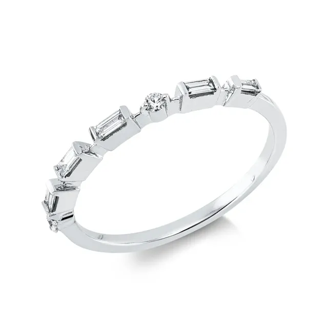 Hans Lorenz Uhrmachermeister und Juwelier Ring Baguette