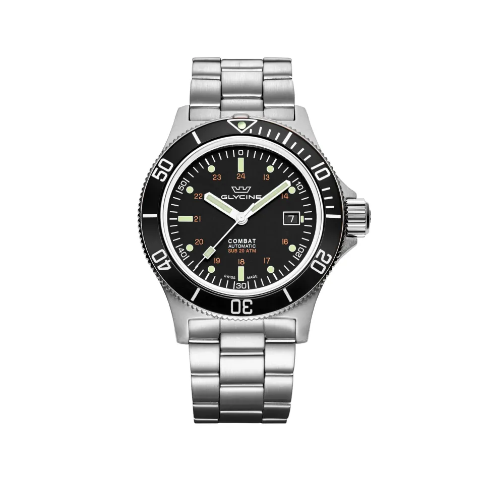 Glycine Combat Sub GL0185 Herrenuhr 42mm schwarz