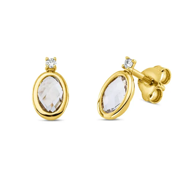 Hans Lorenz Farbstein Fashion Ohrstecker Farbstein