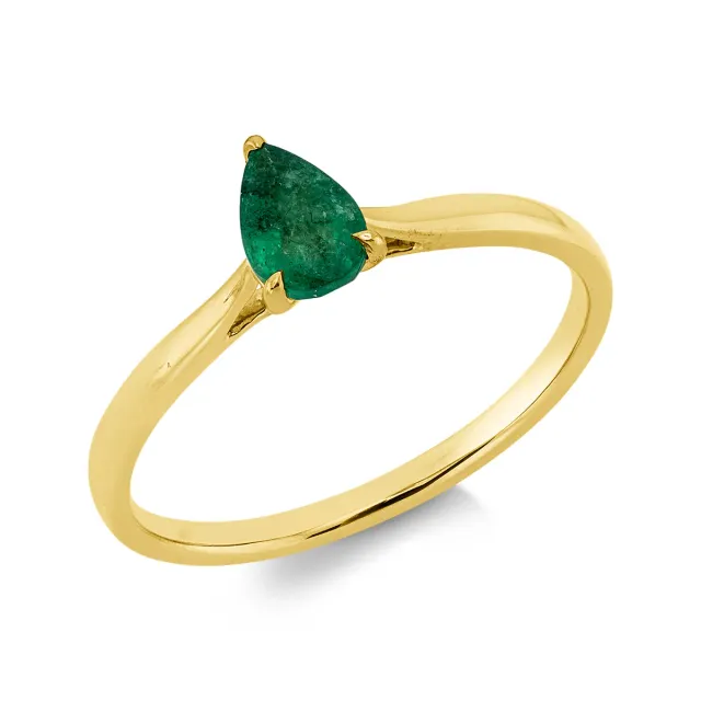 Hans Lorenz Farbstein Classic Ring mit Brillant