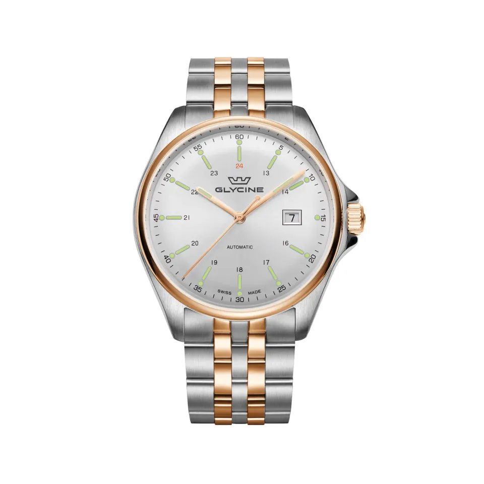 Glycine Combat 6 Classic GL0104 Herrenuhr 43mm Bicolor
