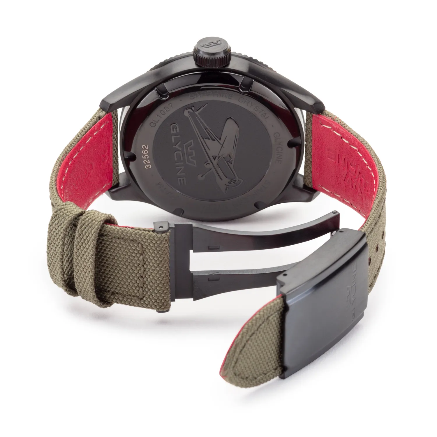 Glycine Airman GL1007 GMT Herrenuhr 45 mm 200 m