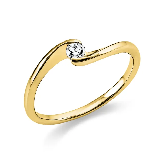Hans Lorenz Solitaire 01 Diamantring