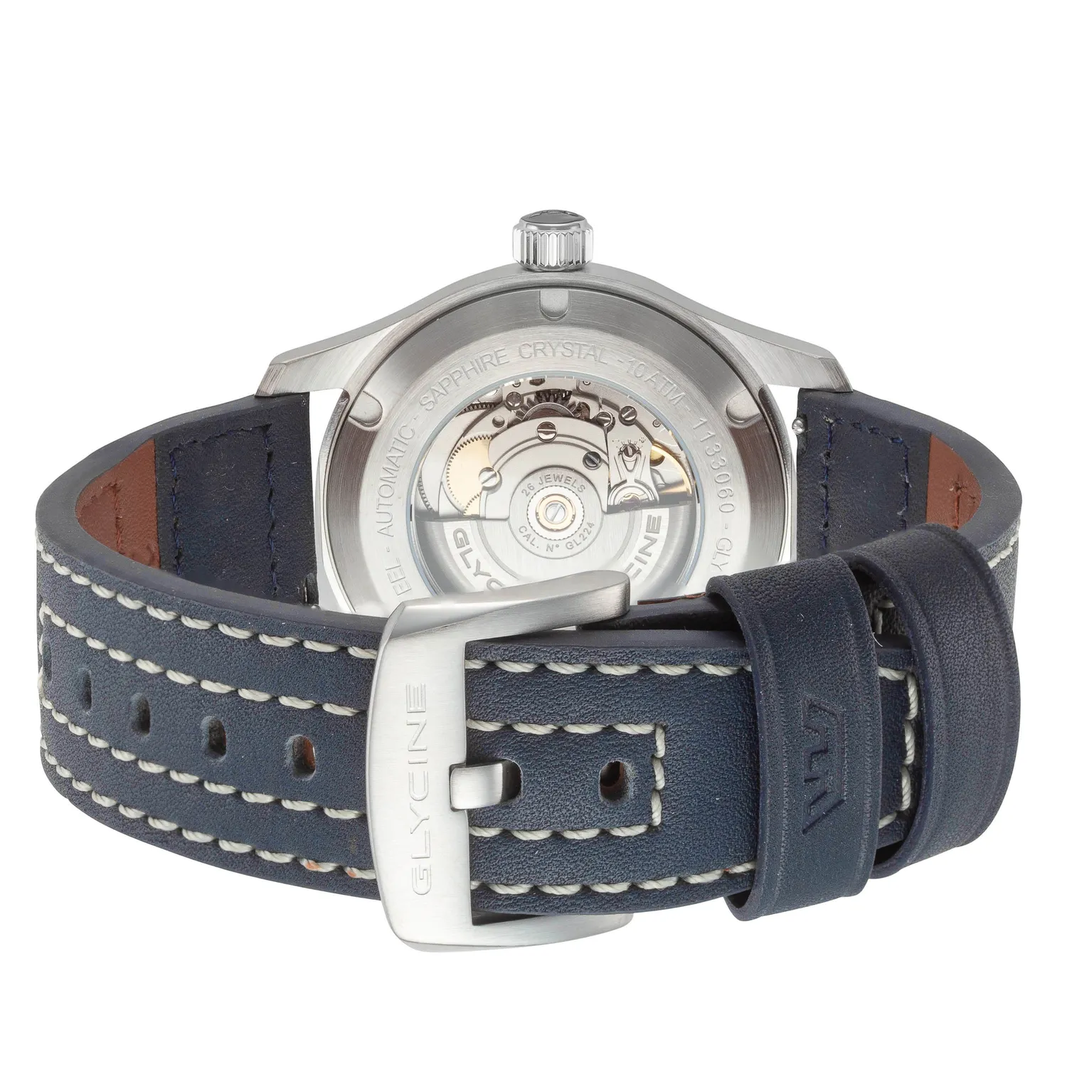 Glycine Combat Field GL0568 42 mm Automatik-Felduhr blau