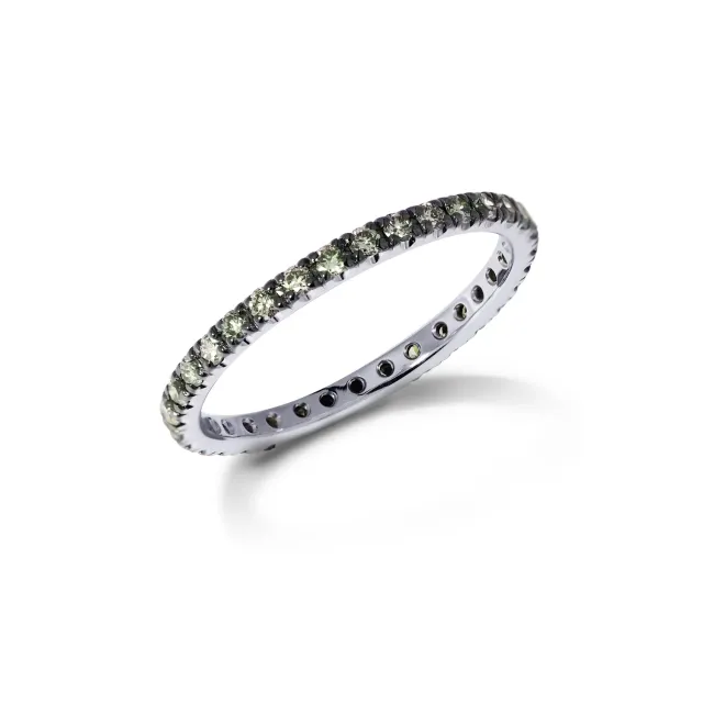 Krebber Essentials Saphirring 18 Karat Gold 0,68 ct Gr. 53