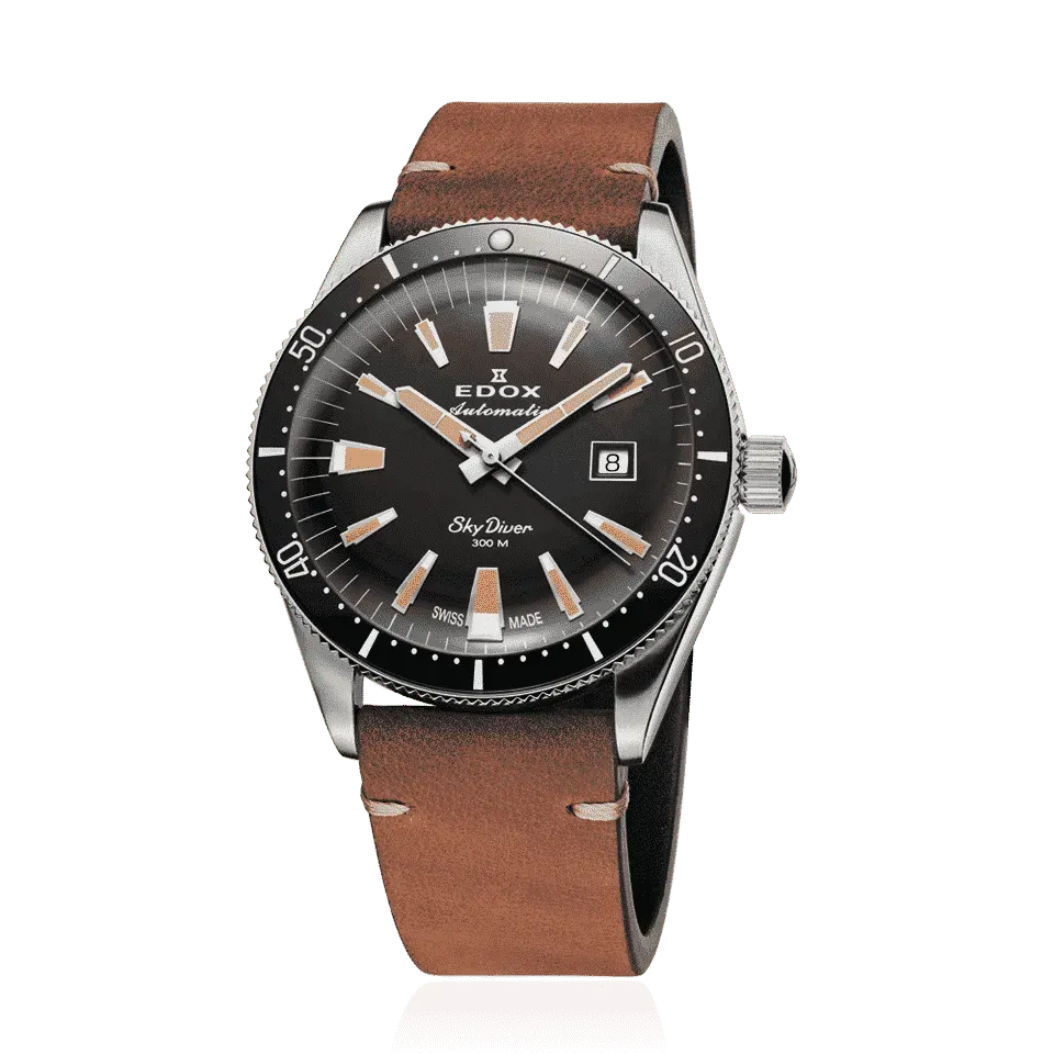 Edox Skydiver Date Automatic Limited Edition Herrenuhr