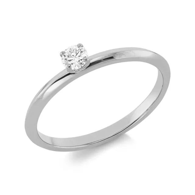 Hans Lorenz Solitaire Ring mit Brillant