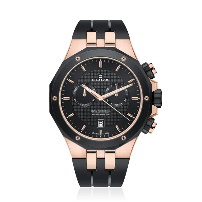 Edox Delfin Chronograph Armbanduhr